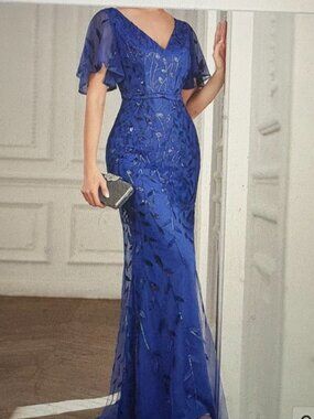 Ever Pretty Size 12 Royal blue